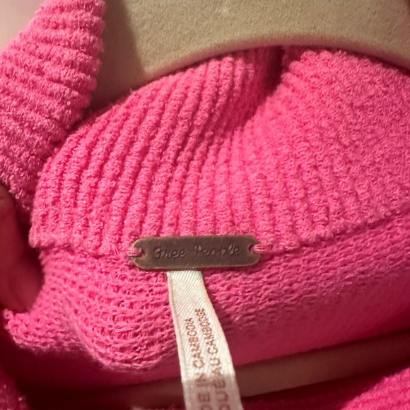 Free People Sweater - Pink - XS/PT - Picture 4 of 5